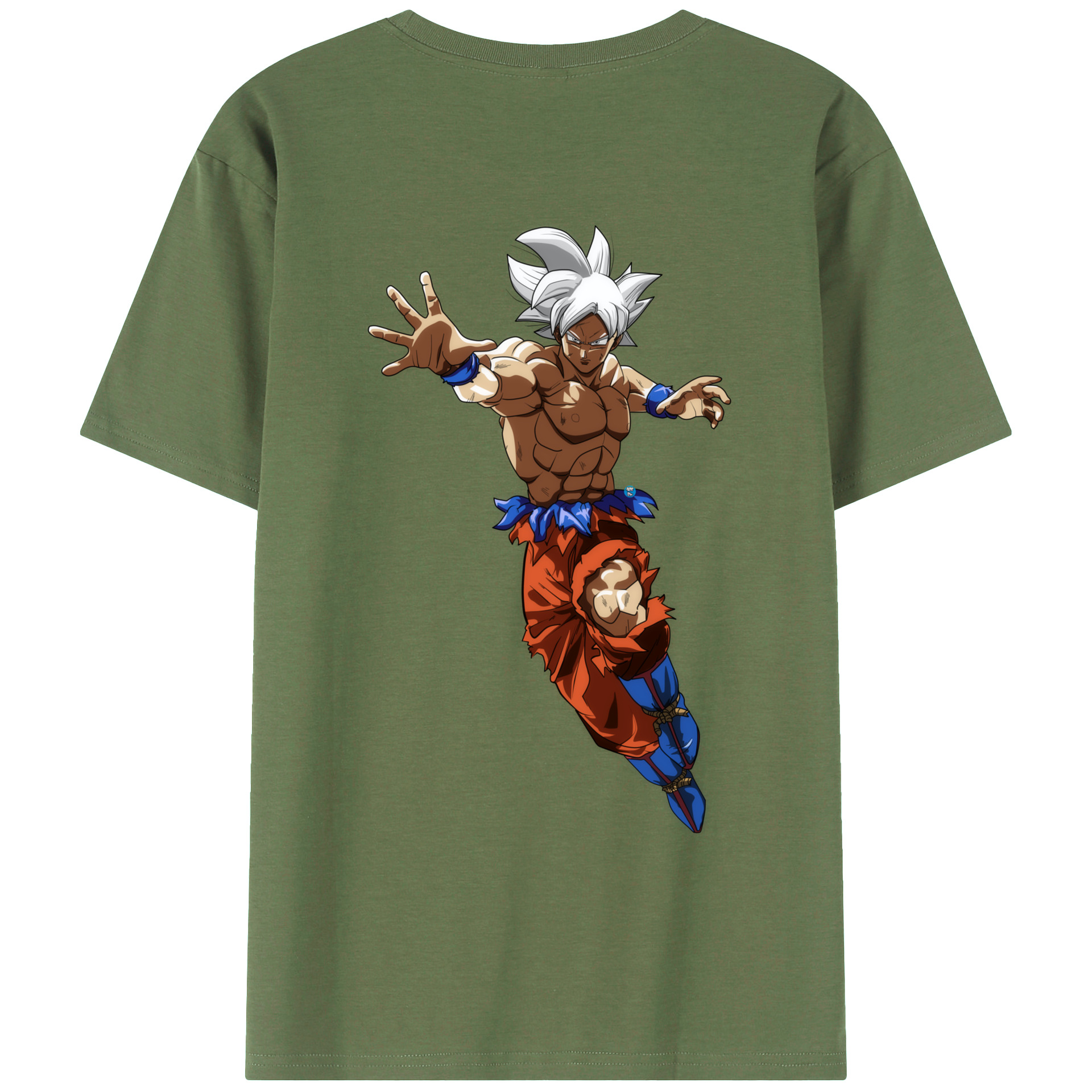 （画像用） ドラゴンボール 孫悟空（そん ごくう）Son Goku カカロット DRAGON BALL Kakarotto 綿100％ メンズ半袖Tシャツ（バックプリント） 通気性